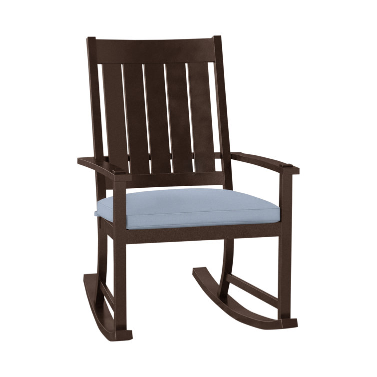 Summer Classics Club Powder Coated Aluminum Outdoor Rocking Chair